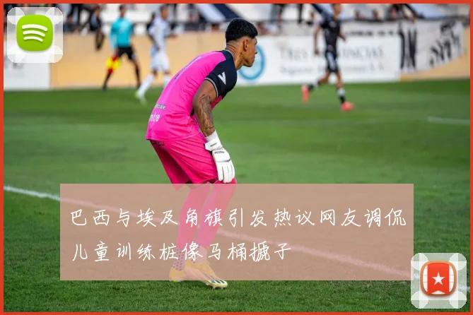 巴西与埃及角旗引发热议网友调侃儿童训练桩像马桶搋子